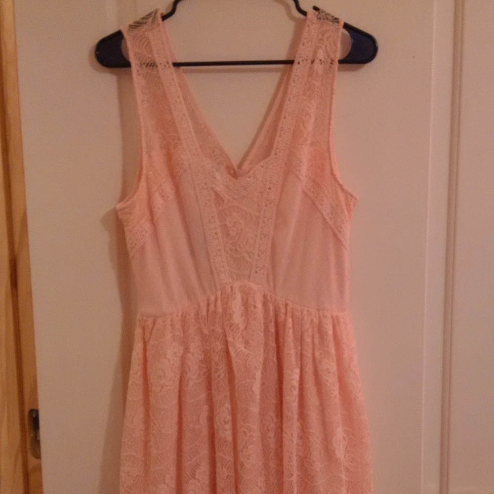 Maurice's Pink Lace Dress